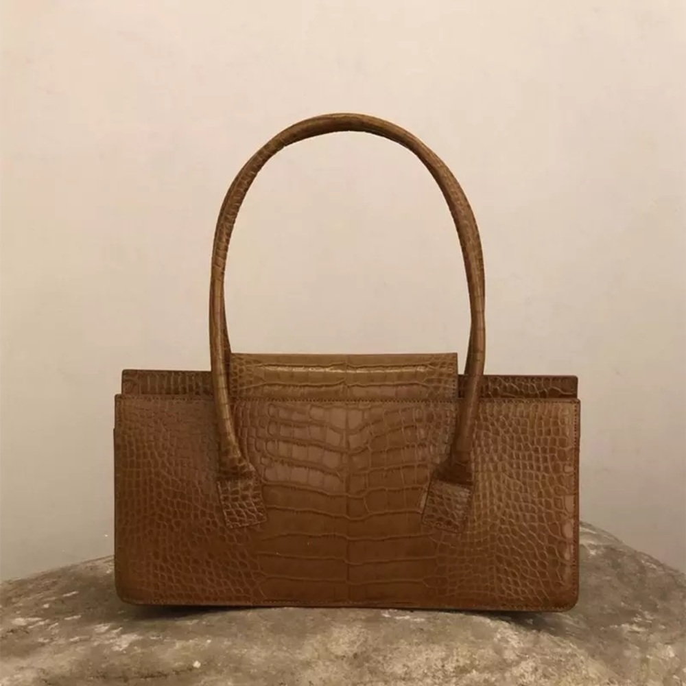 Crocodile Effect Handbag